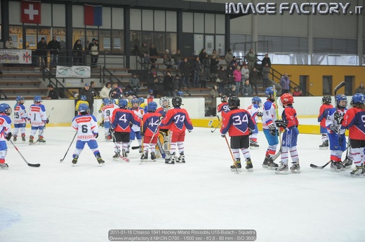 2011-01-16 Chiasso 1041 Hockey Milano Rossoblu U10-Bulach - Squadra